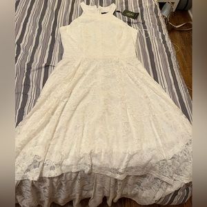 Dressystar high low white dress